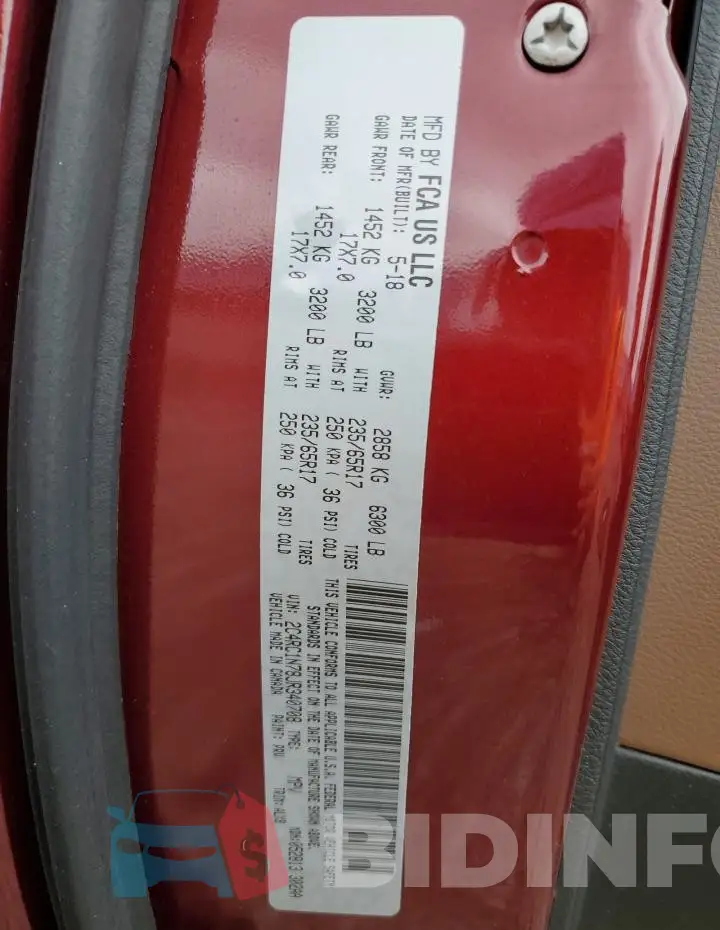 2C4RC1N78JR340708 Photo# 13