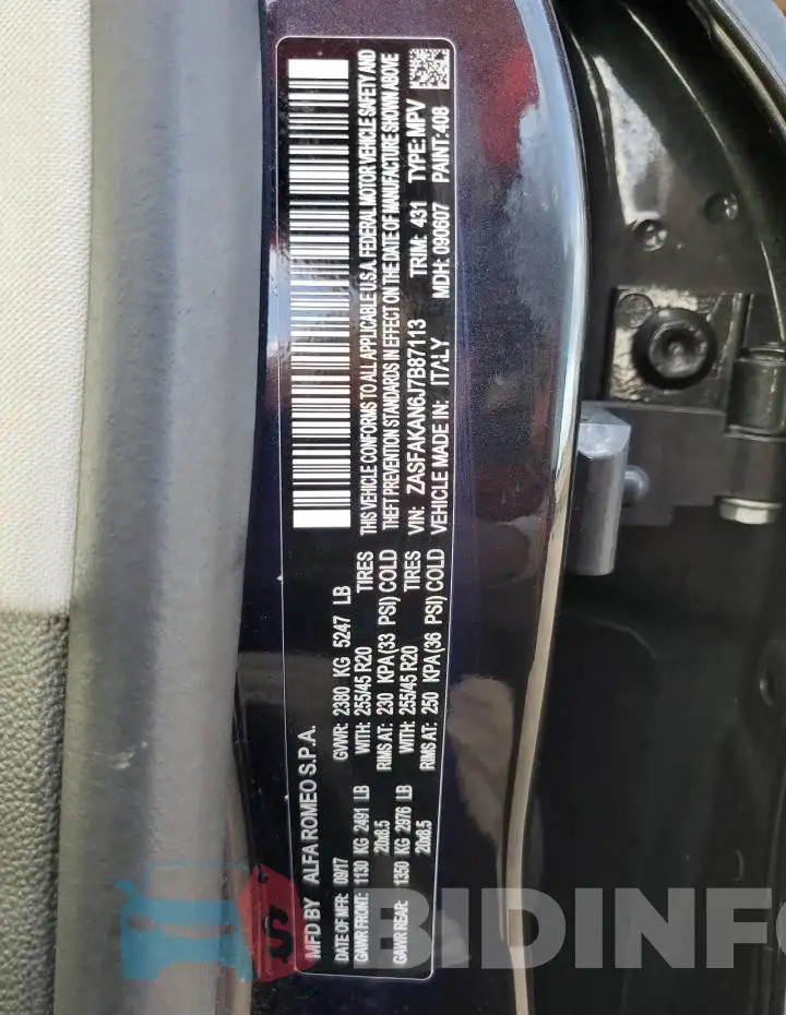 ZASFAKAN6J7B87113 Photo# 12