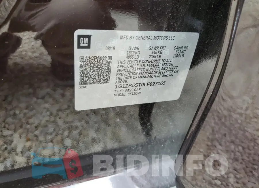 1G1ZB5ST0LF027165 Photo# 13