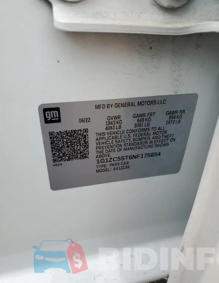 1G1ZC5ST6NF175854 Photo# 12