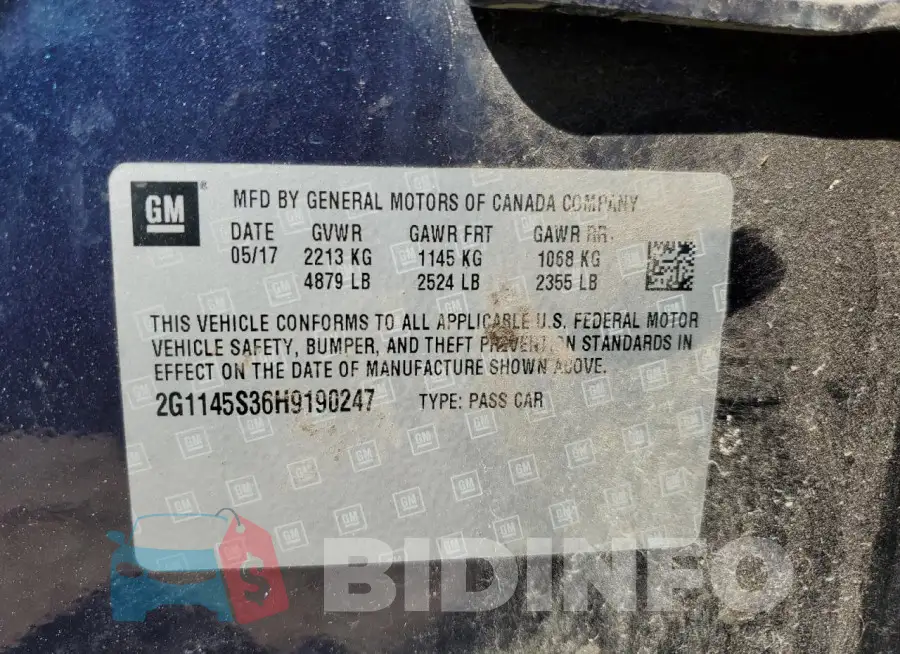 2G1145S36H9190247 Photo# 12