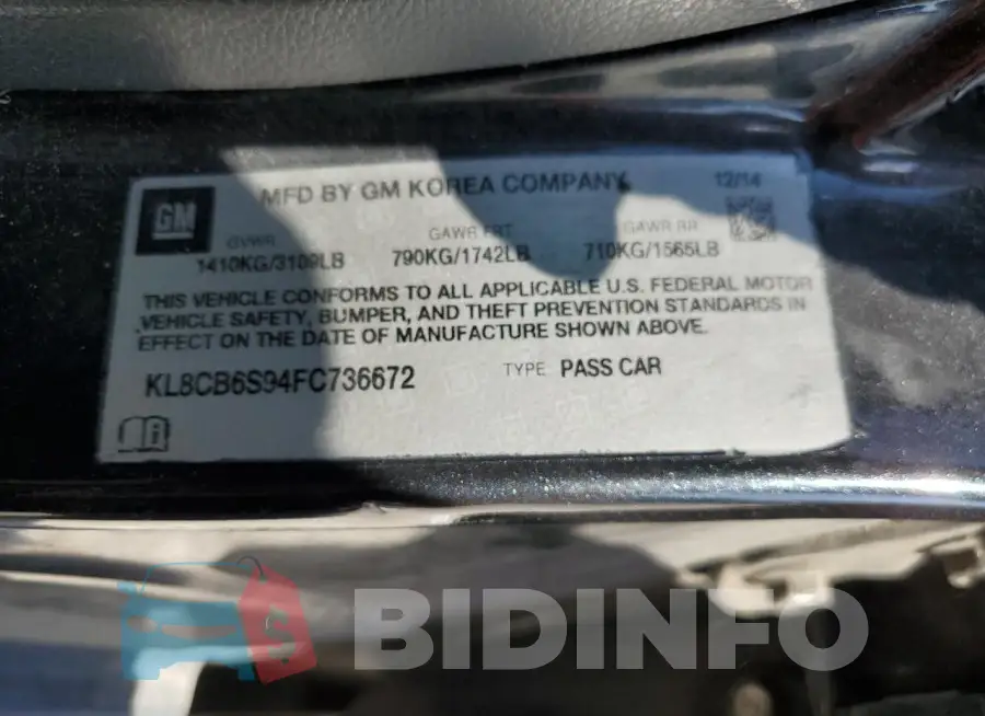 KL8CB6S94FC736672 Photo# 12