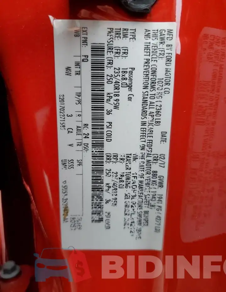 1FADP3L92HL242121 Photo# 13
