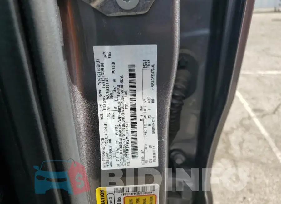1FTER4FH2MLD10641 Photo# 13