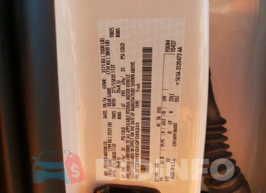 1FTEW1EGXGFD55233 Photo# 13