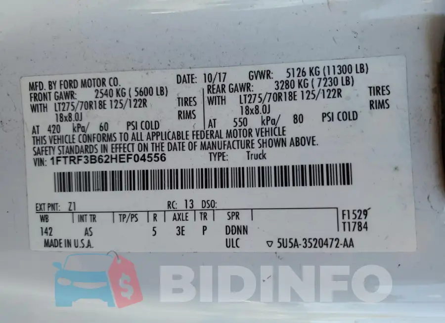 1FTRF3B62HEF04556 Photo# 13