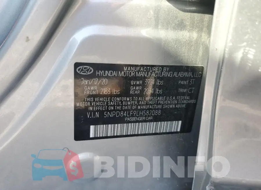 5NPD84LF9LH582088 Photo# 12