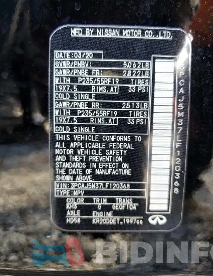 3PCAJ5M37LF120368 Photo# 14