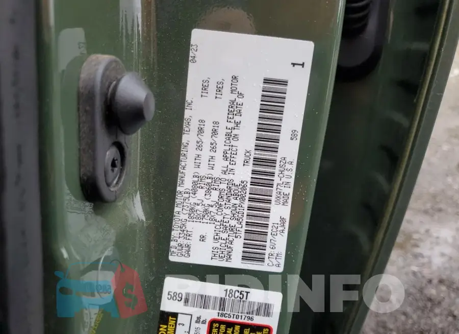 5TFLA5GD1PX002065 Photo# 12