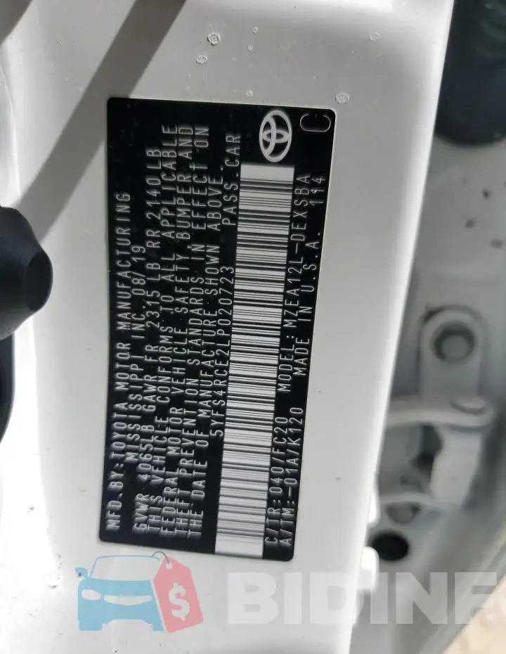 5YFS4RCE2LP020723 Photo# 13