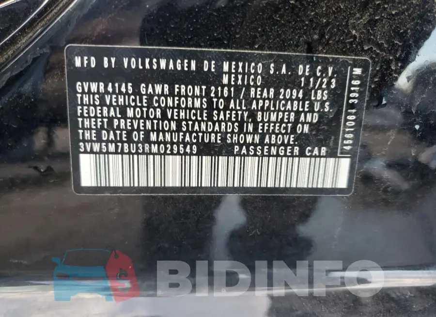 3VW5M7BU3RM029549 Photo# 13