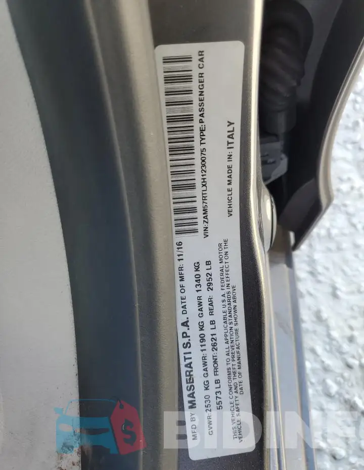 ZAM57RTLXH1230075 Photo# 12