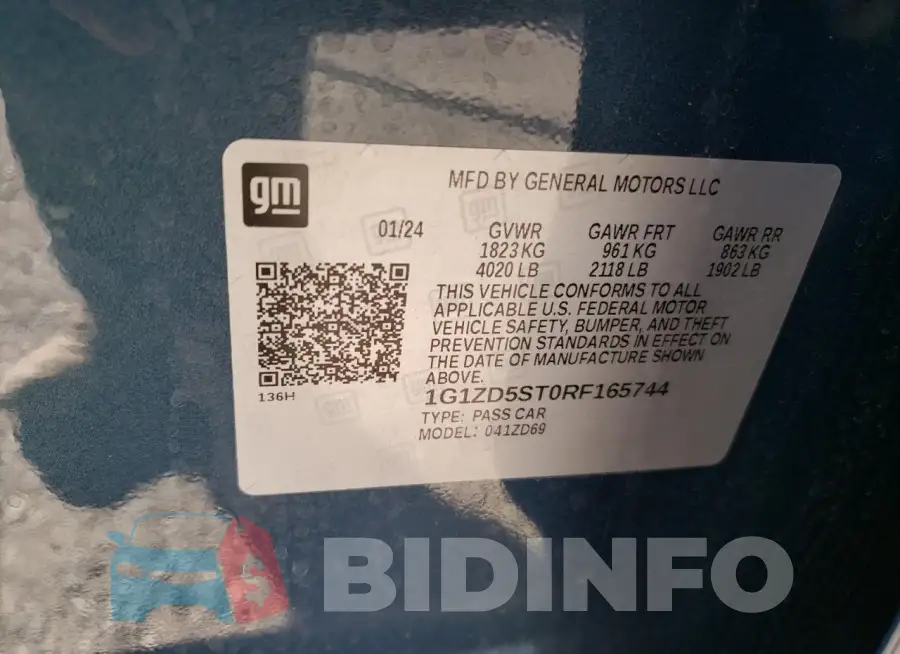 1G1ZD5ST0RF165744 Photo# 12