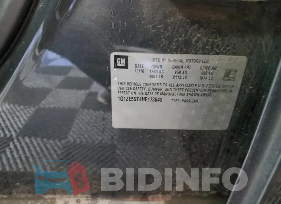 1G1ZE5ST4HF173843 Photo# 12