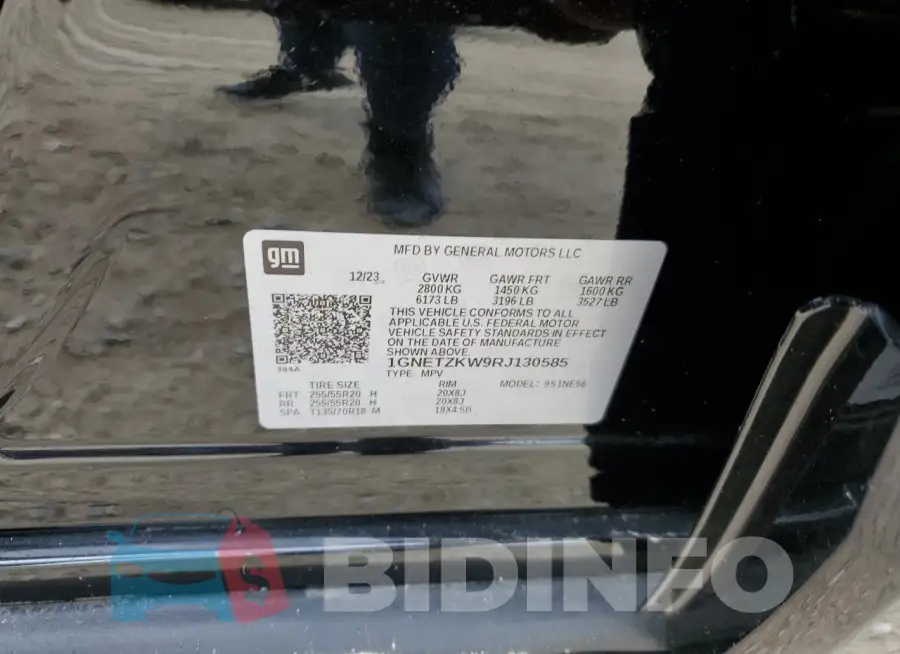 1GNETZKW9RJ130585 Photo# 13