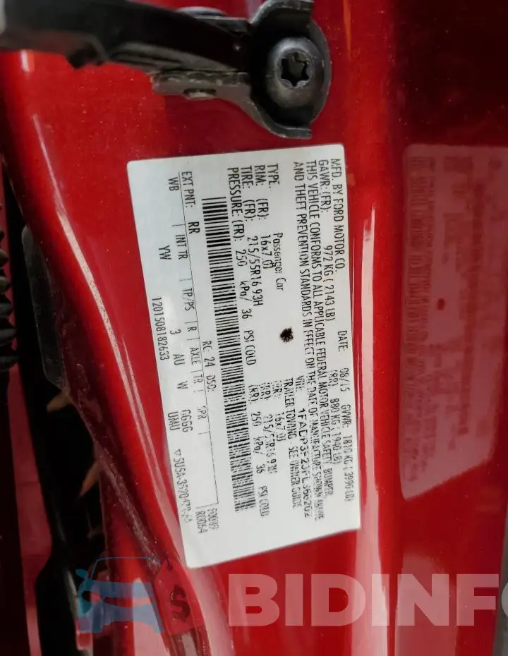 1FADP3F23FL366202 Photo# 13
