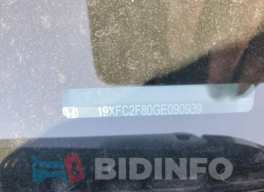 19XFC2F80GE090939 Photo# 12