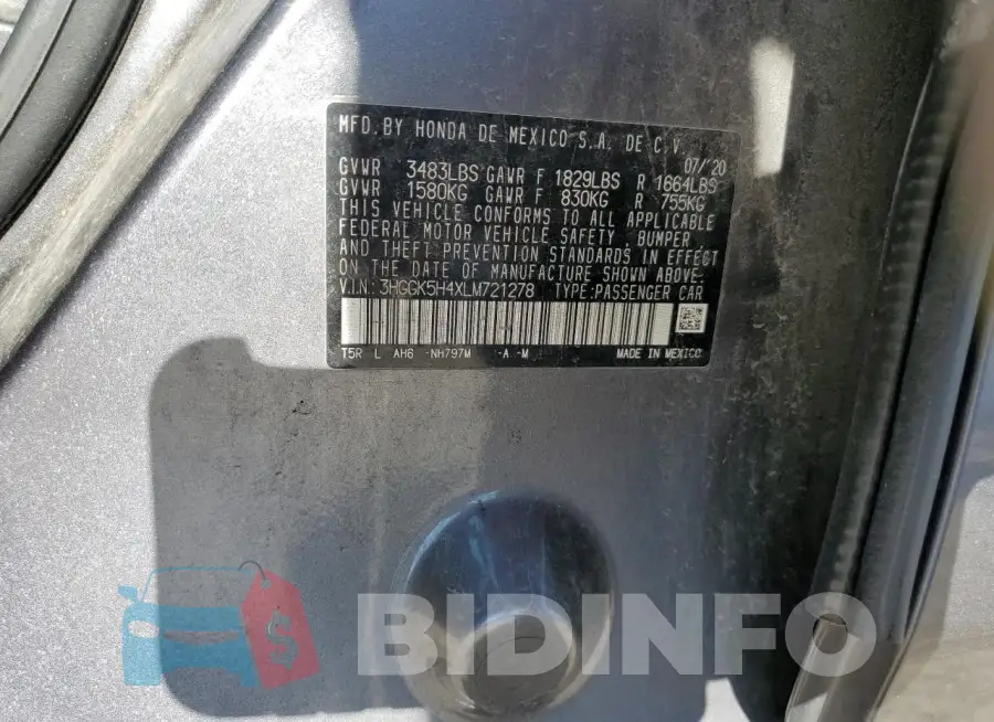 3HGGK5H4XLM721278 Photo# 12