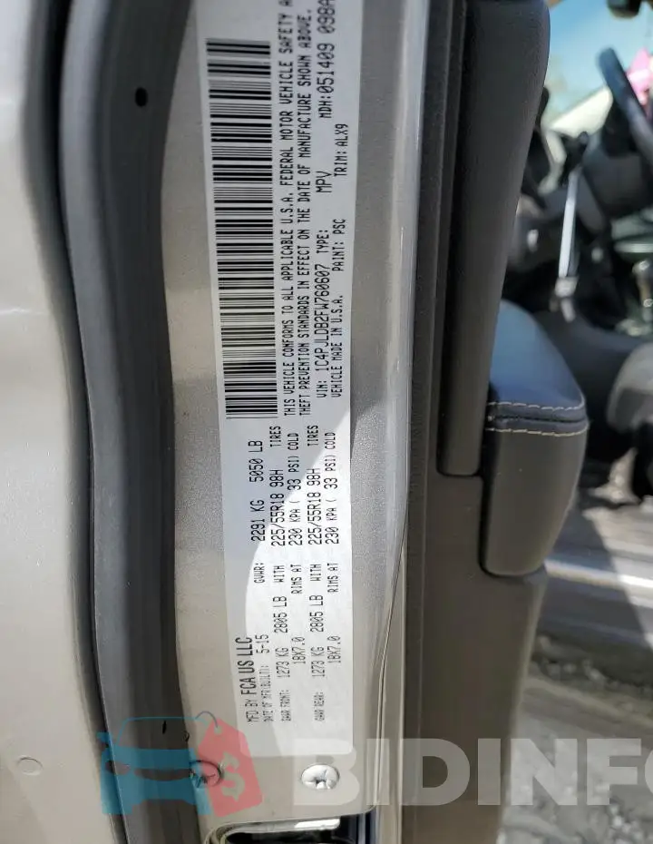 1C4PJLDB2FW760607 Photo# 13