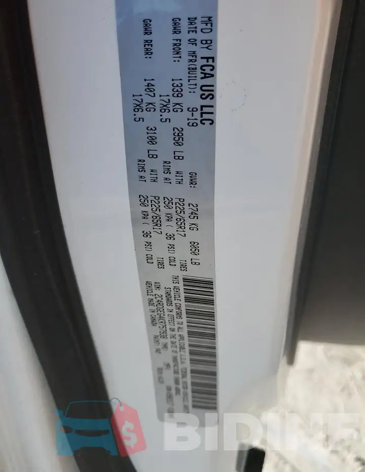 2C4RDGEG4KR757938 Photo# 13