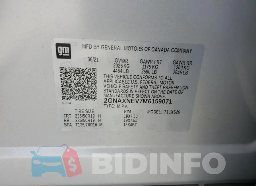 2GNAXNEV7M6159071 Photo# 14