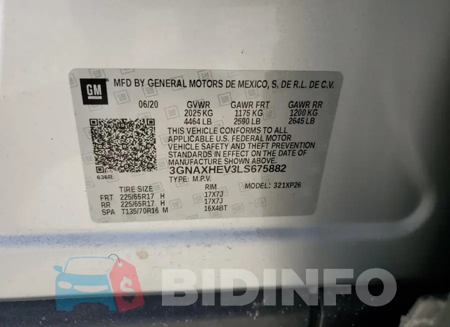 3GNAXHEV3LS675882 Photo# 14