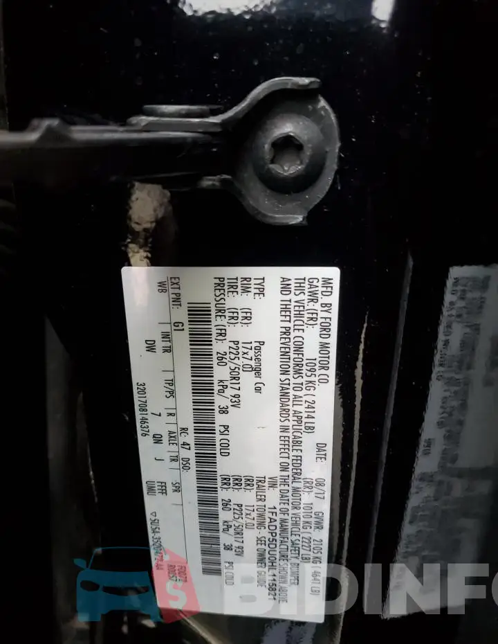 1FADP5DU0HL115821 Photo# 14