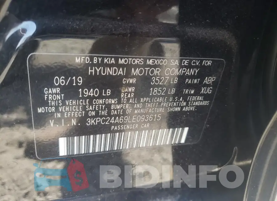3KPC24A69LE093615 Photo# 13