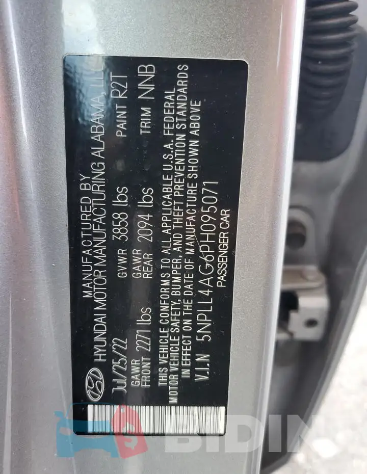5NPLL4AG6PH095071 Photo# 12