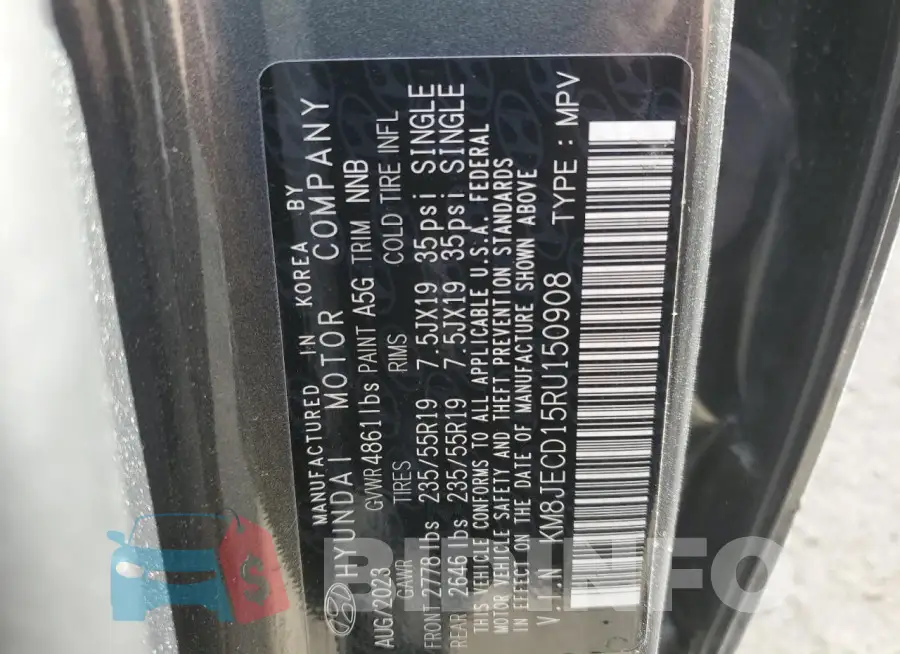 KM8JECD15RU150908 Photo# 13