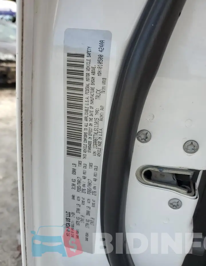 1C6RR6TTXLS111015 Photo# 12