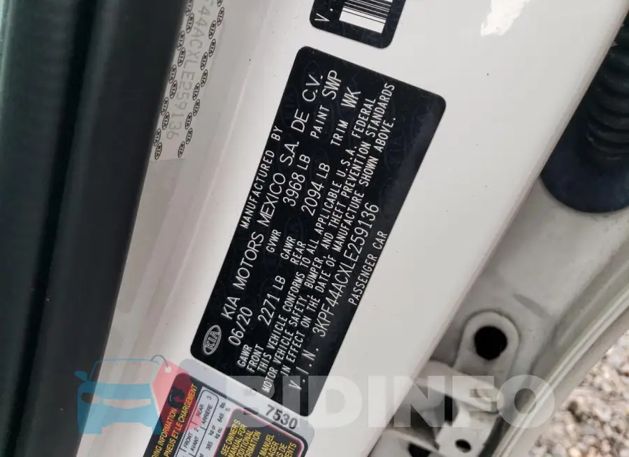 3KPF44ACXLE259136 Photo# 12