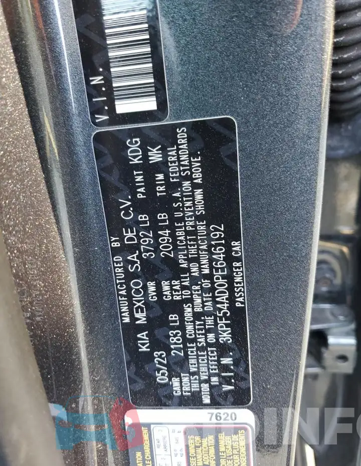 3KPF54AD0PE646192 Photo# 13