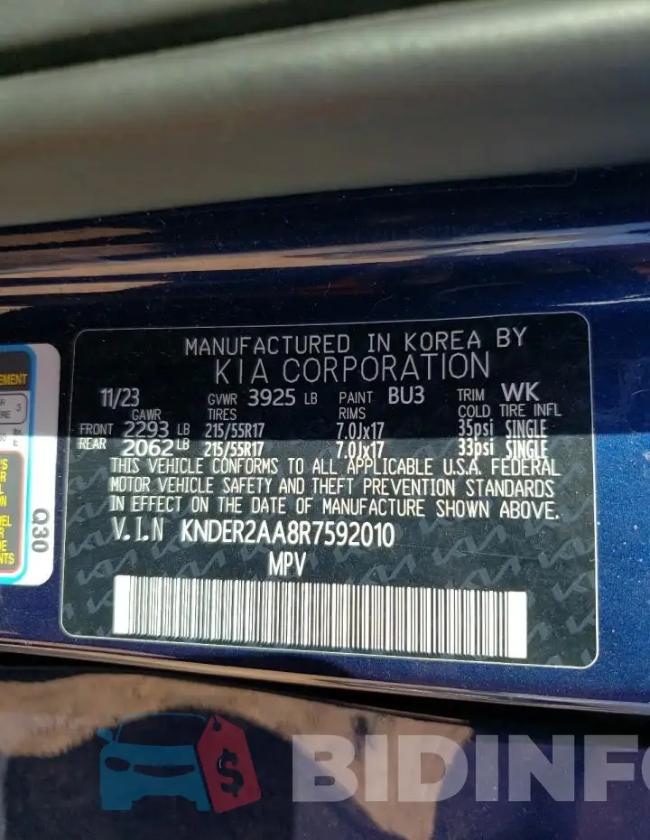 KNDER2AA8R7592010 Photo# 14