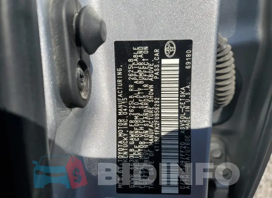 4T1BF1FK2FU956292 Photo# 12