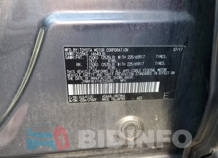 JTMRFREV1HD220685 Photo# 12
