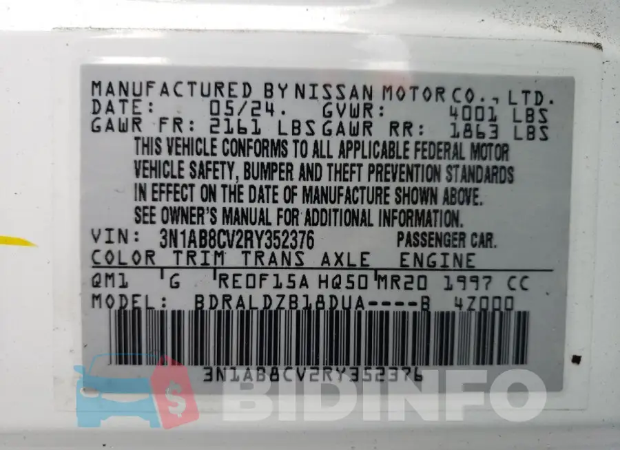 3N1AB8CV2RY352376 Photo# 12