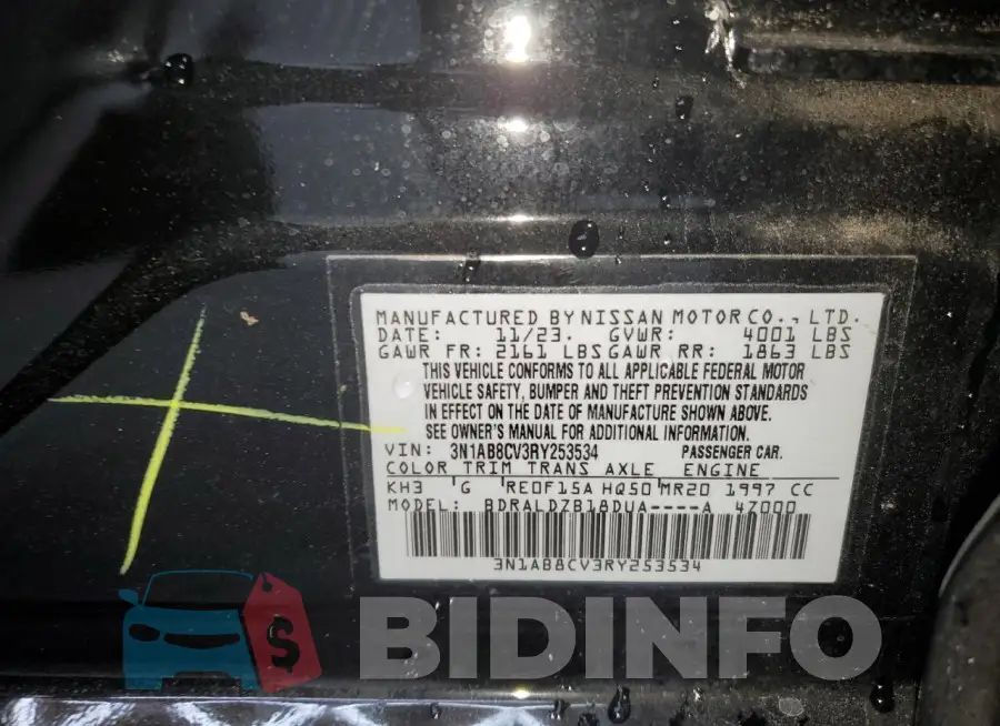 3N1AB8CV3RY253534 Photo# 13