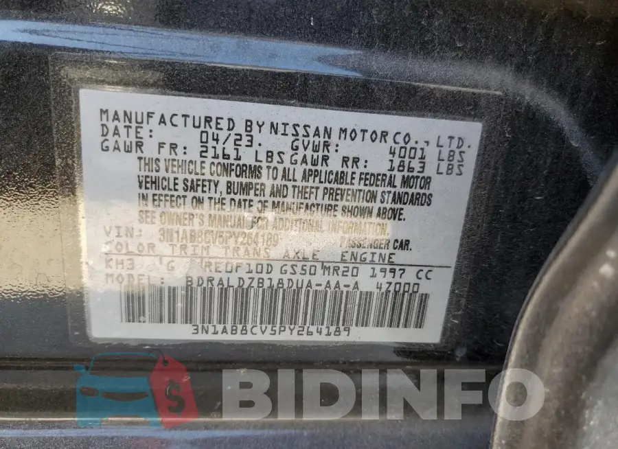 3N1AB8CV5PY264189 Photo# 13