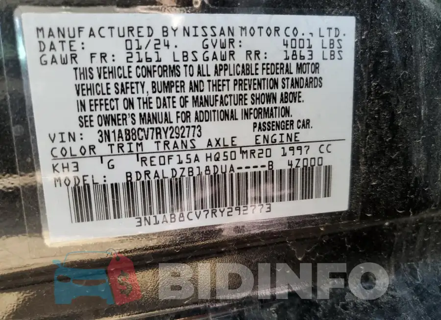 3N1AB8CV7RY292773 Photo# 12