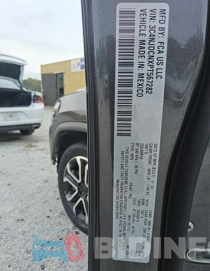 3C4NJDCNXPT567282 Photo# 13