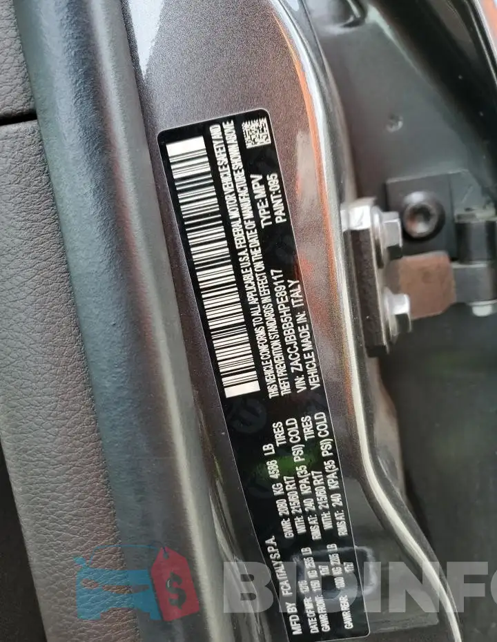 ZACCJBBB5HPE89117 Photo# 13