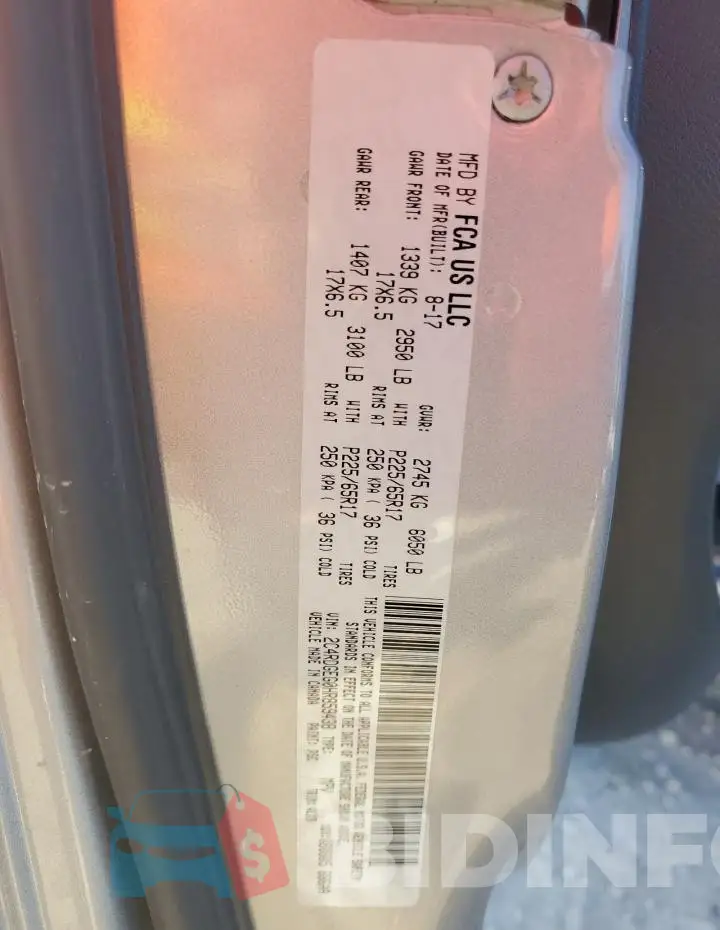 2C4RDGEG0HR859438 Photo# 14