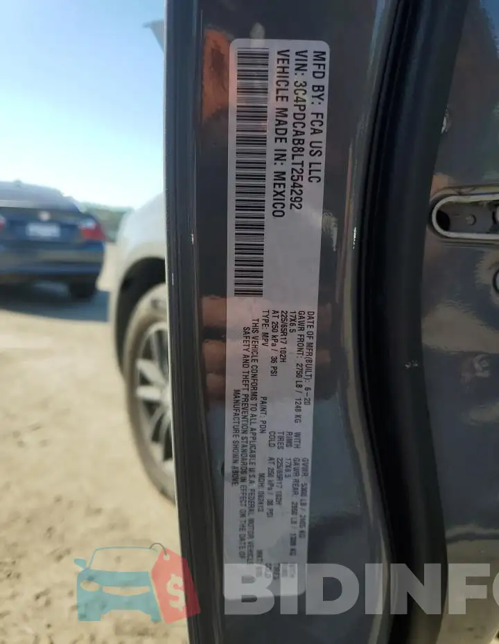 3C4PDCAB8LT254292 Photo# 12