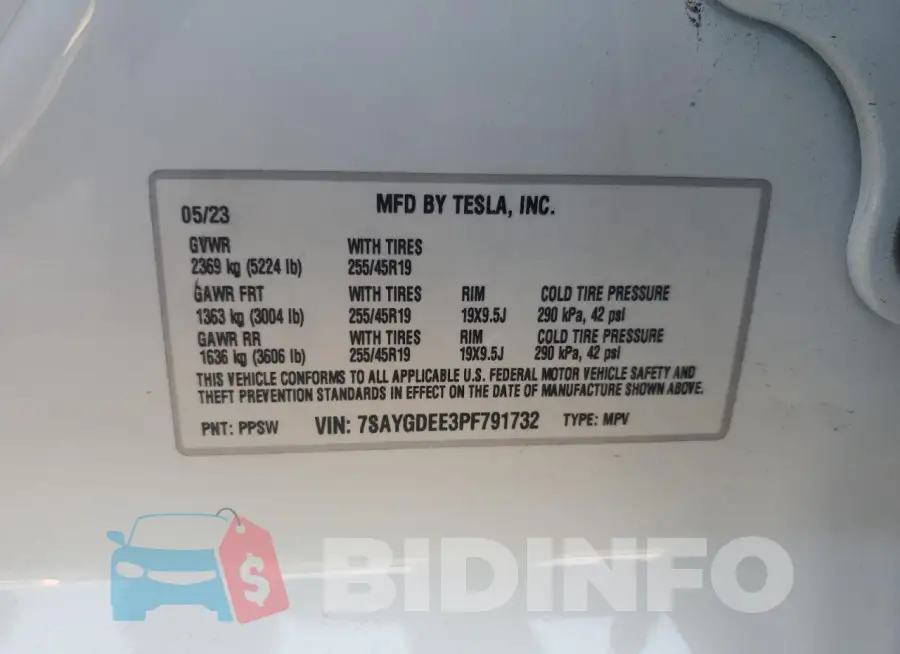 7SAYGDEE3PF791732 Photo# 14