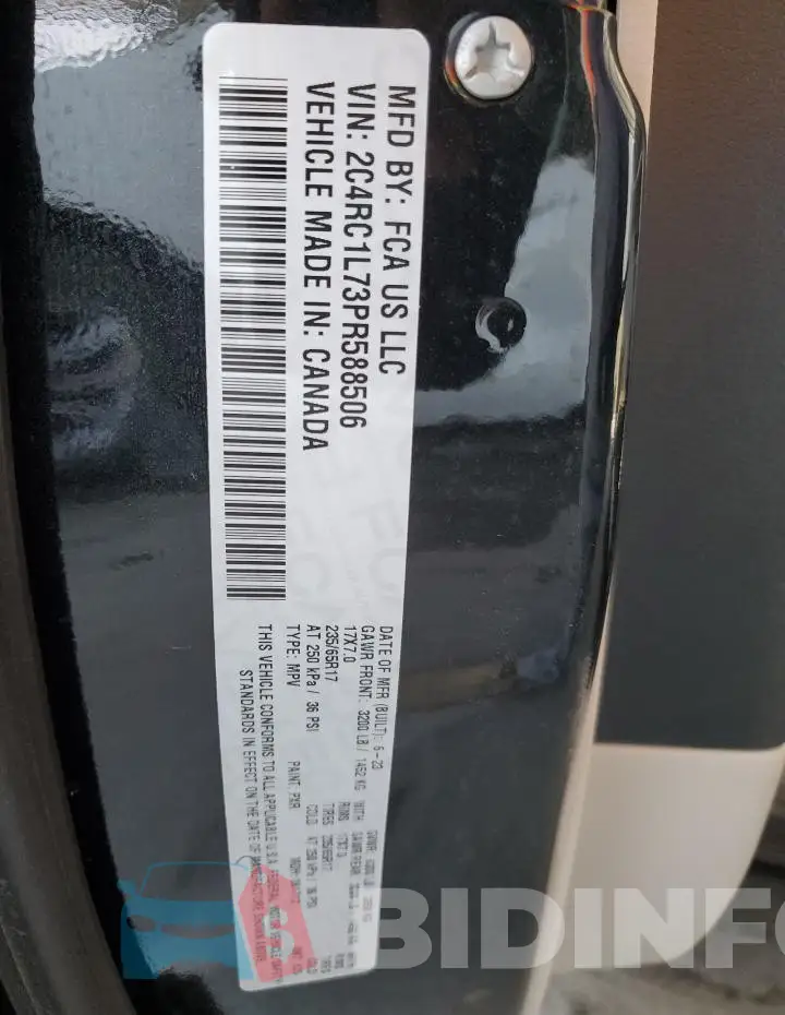 2C4RC1L73PR588506 Photo# 14