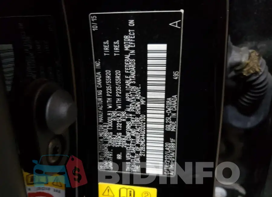 2T2BZMCA4GC002100 Photo# 13