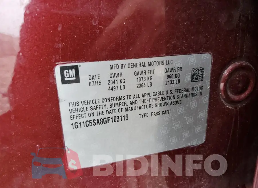 1G11C5SA8GF103116 Photo# 13