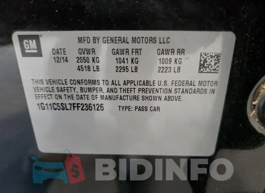 1G11C5SL7FF236126 Photo# 12