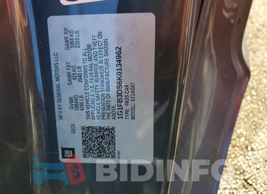 1G1FB3DS6K0134962 Photo# 13